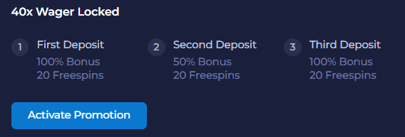 The Wager Locked Welcome Package Rainbet
