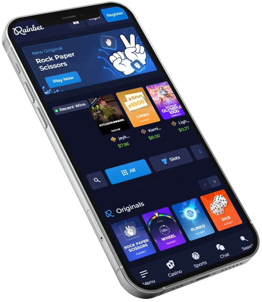 Features in the Rainbet Mobile